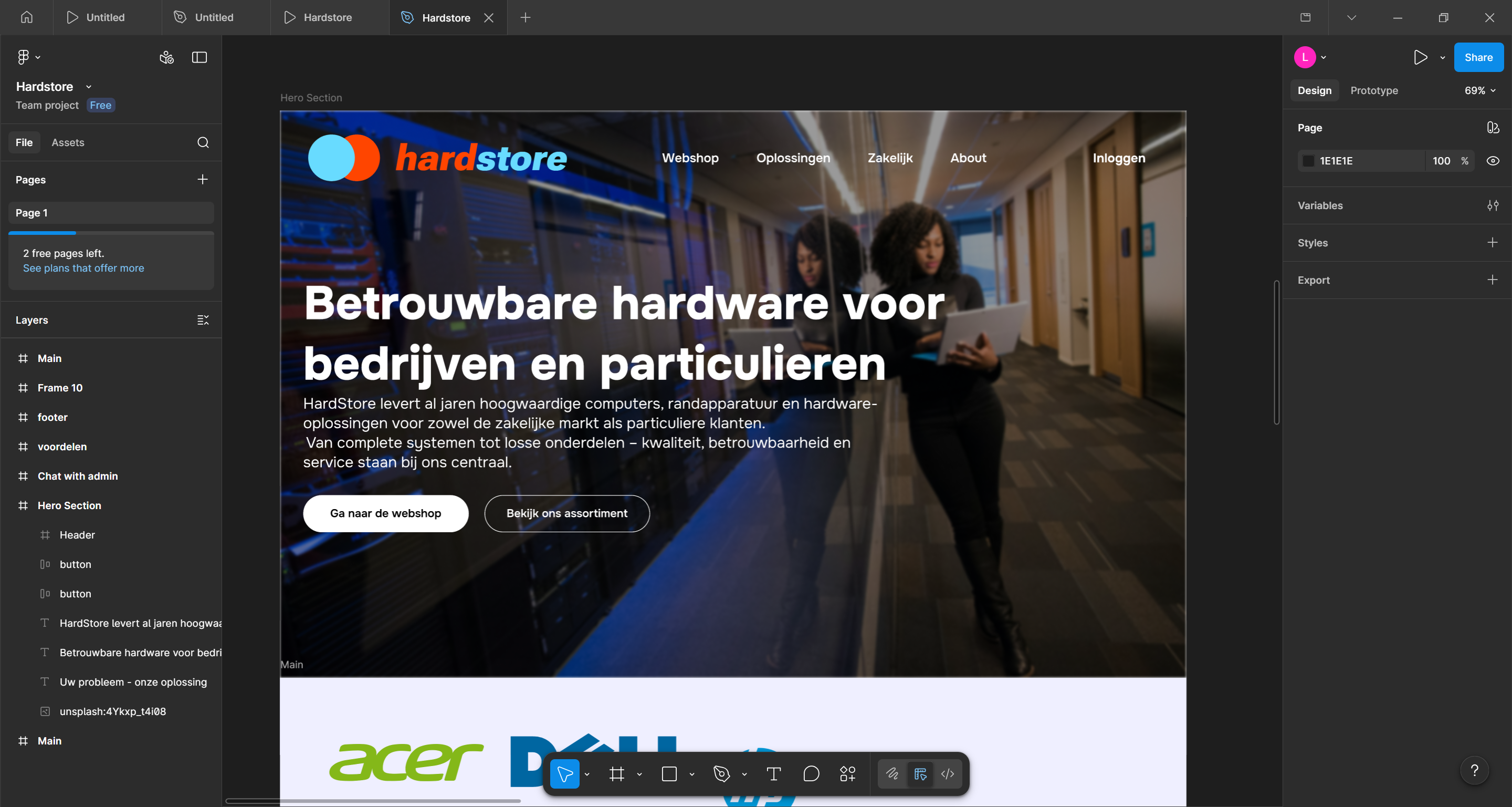 Hardstore Webshop